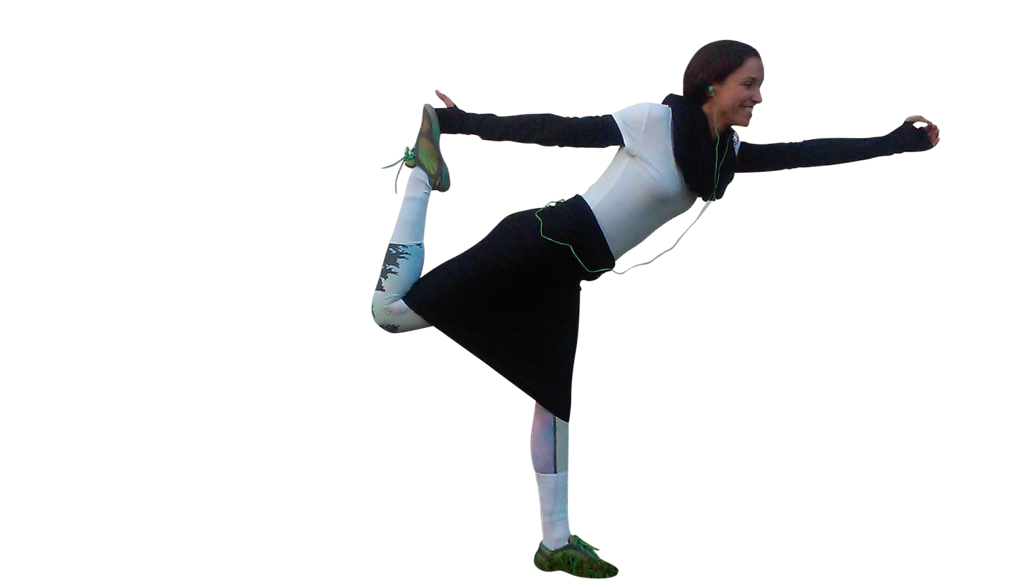 midi athletic skirt for yoga