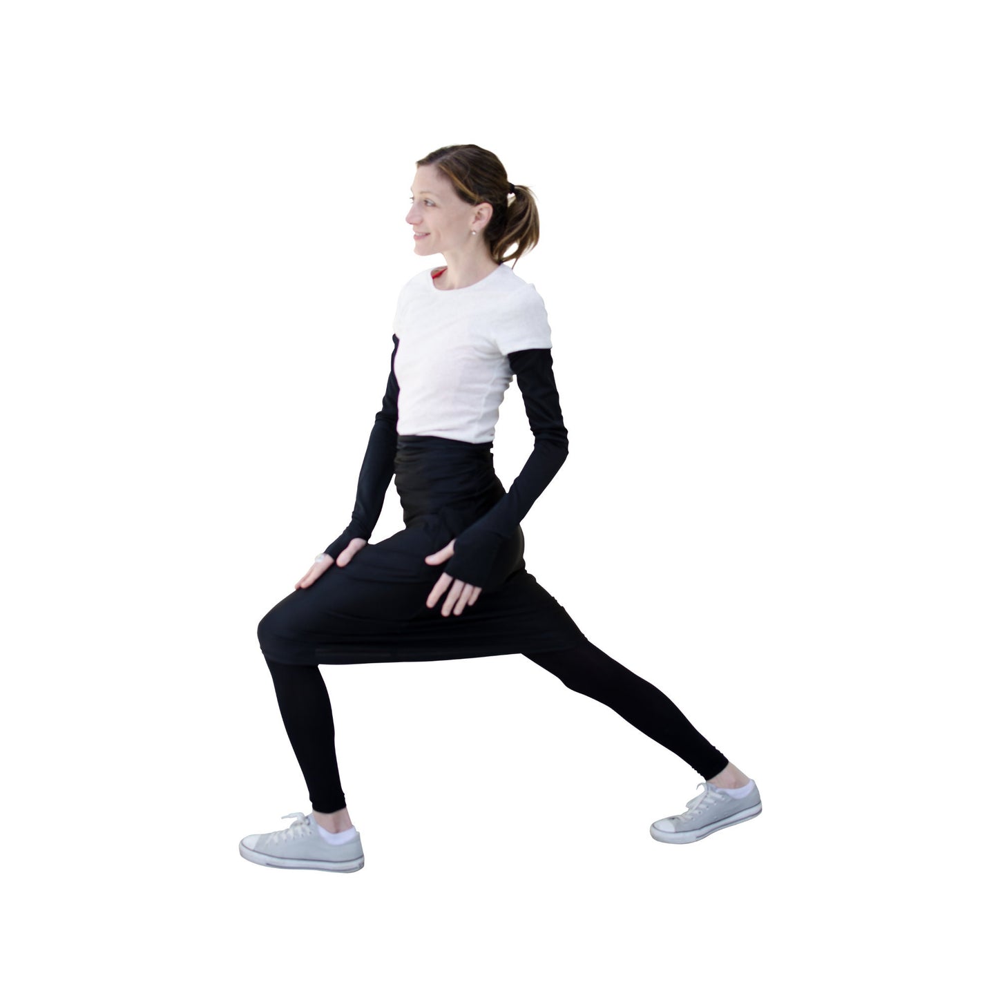 Full Cover Arm Sleeves Black with Thumb Holes Arm Compression Arm Warmers Sun Protection Sleeves Arm Tights Bike Sleeves Golf Apparel Tennis