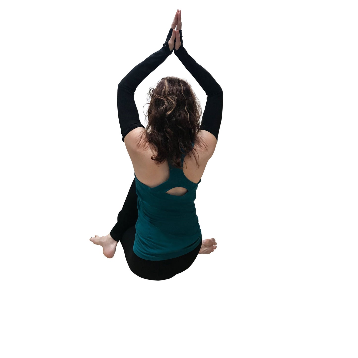 Full Cover Arm Sleeves Black with Thumb Holes Arm Compression Arm Warmers Sun Protection Sleeves Arm Tights Bike Sleeves Golf Apparel Tennis