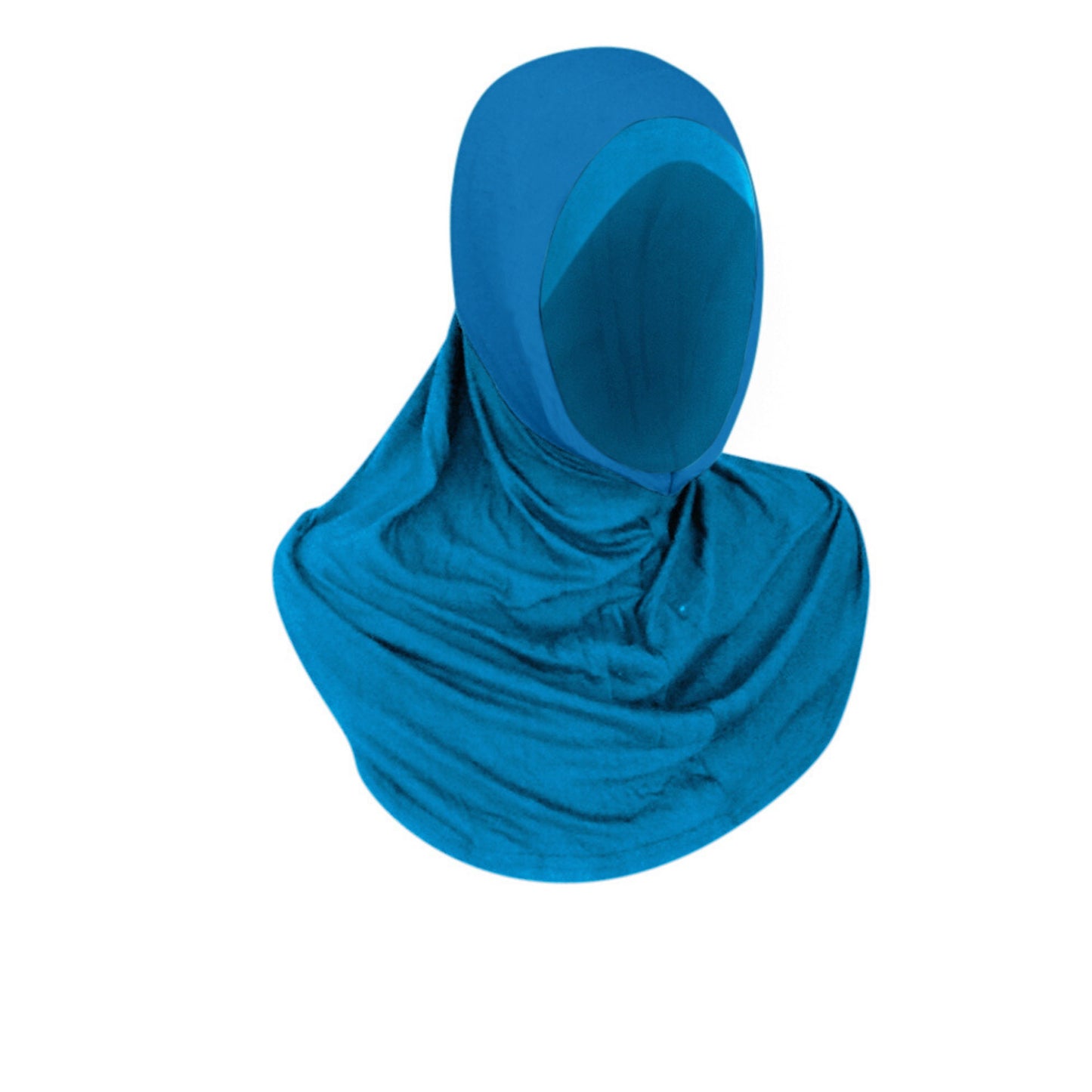 Innovative Hijab for the Digital Era Sports Hijab Athletic Hijab Medical Hijab Al Ameera Al Amira Style Blue