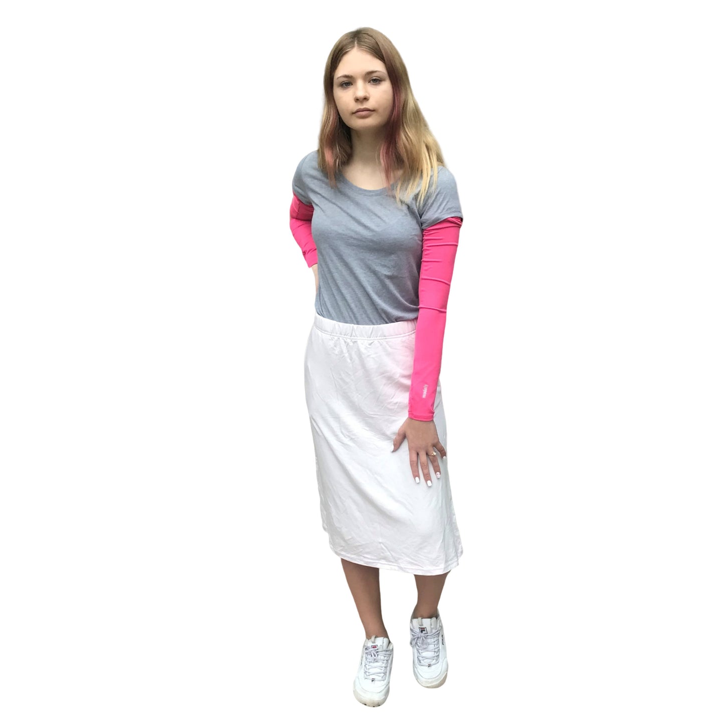 Full Coverage Arm Tights (Coral)