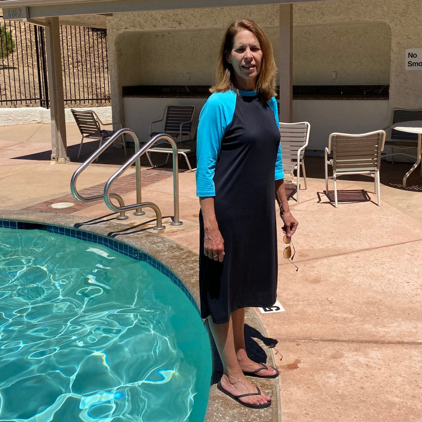 Modest Swim Dress Full Cover Islamic Swimwear Tzniut Activewear Beachwear Sun Protection