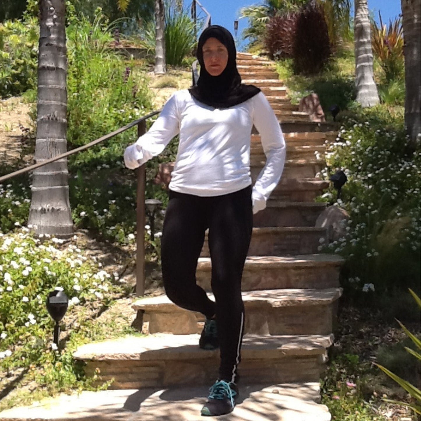 Running Hijab, Sports Hijab, Hijab for Runner, Activewear Hijab, Hijab for Face Masks, Hijab for Working Out, Hijab for Gym, Marathon Hijab