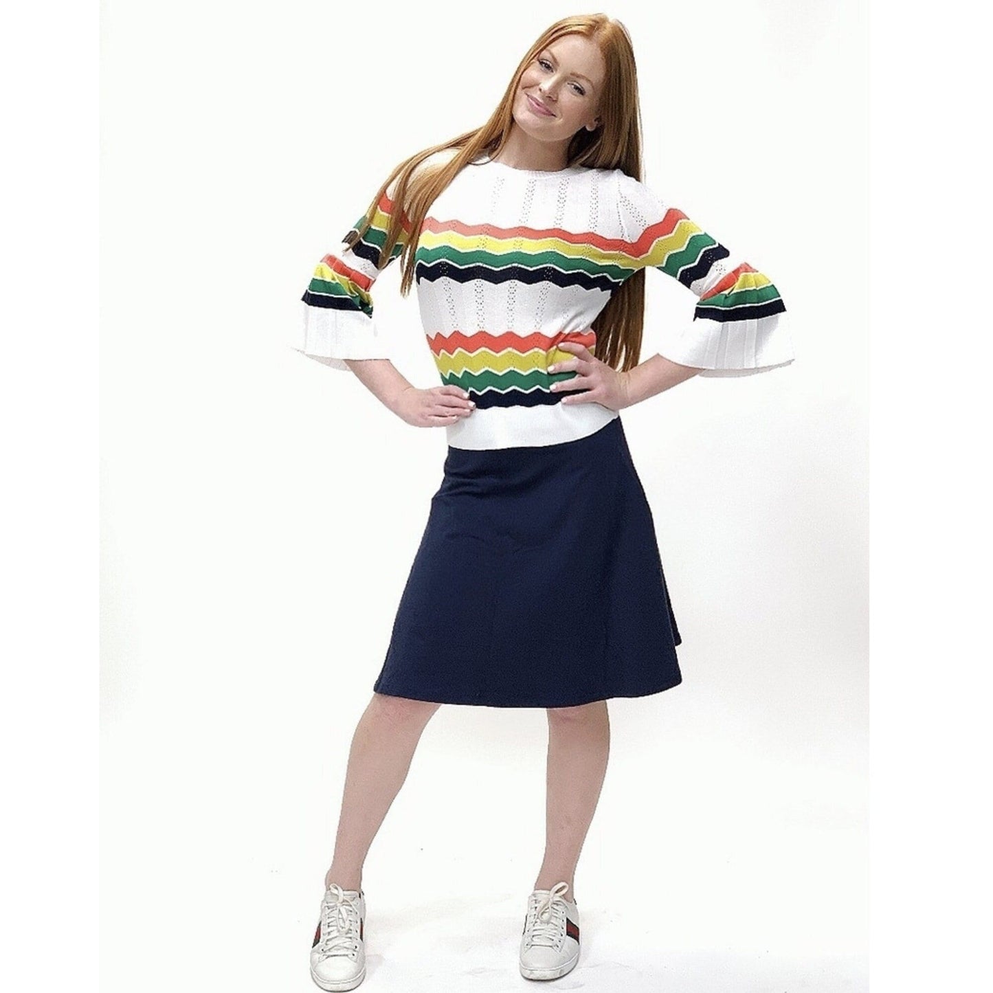 Navy Blue School Skirt, Longer School Uniform, Elementary School Skirt, Knee Length Navy Skirt for School, High School Skirt, Jr High Skirt