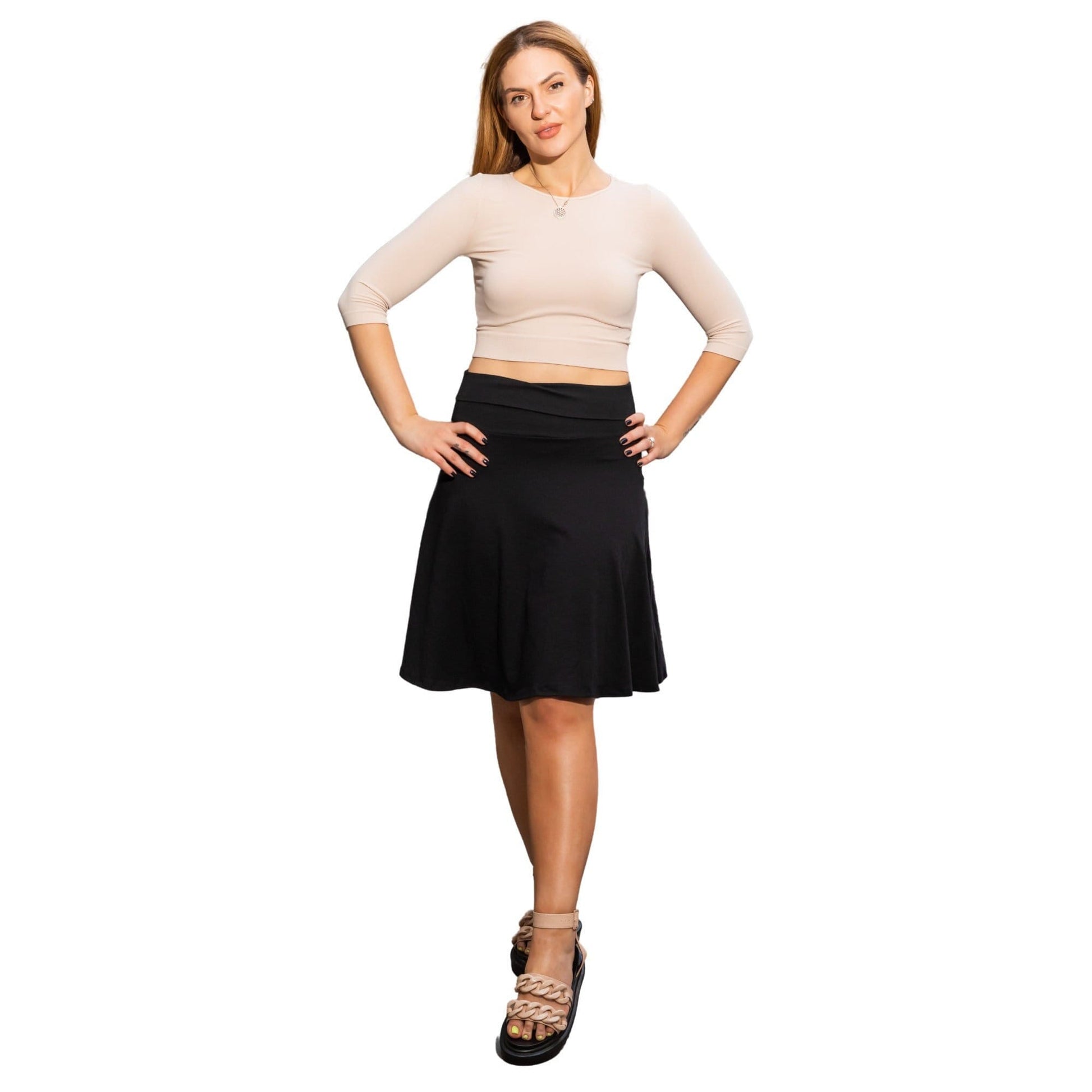 black school skirt