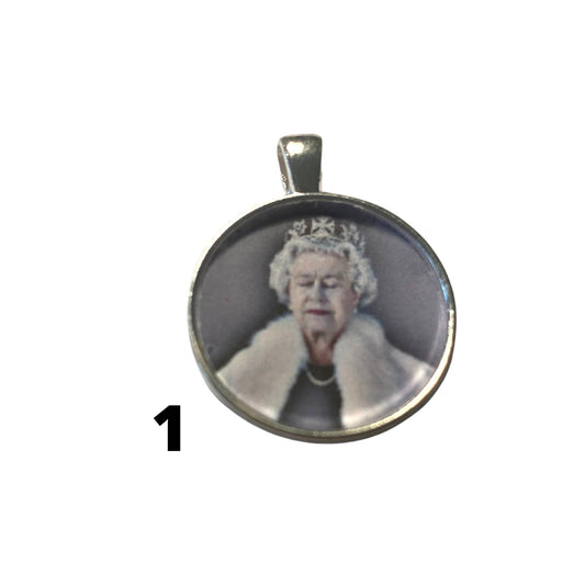 Queen Elizabeth Pendant, King Charles Charm, Prince Charles, Queen Elizabeth Memorabilia, Prince of Wales, Queen Elizabeth Charm