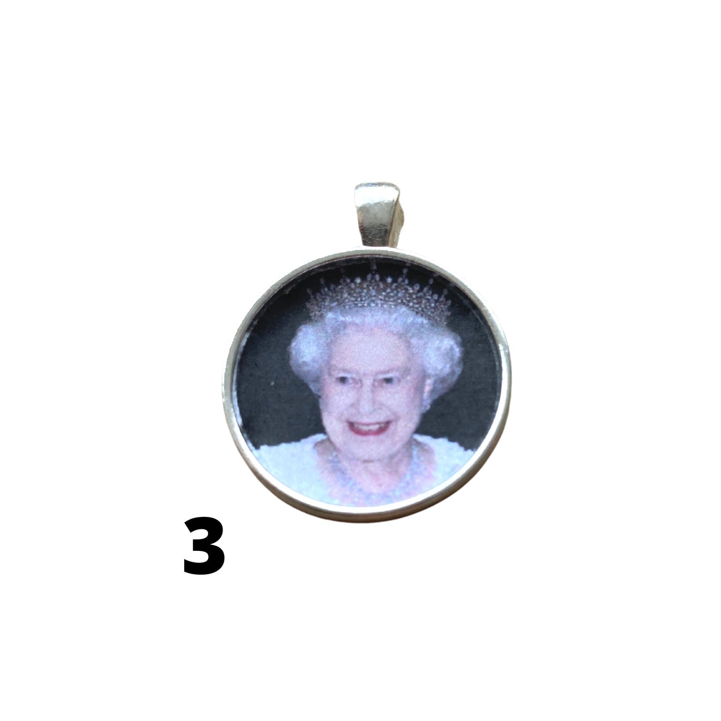 Queen Elizabeth Pendant, Queen of England Jewelry, Long Live the Queen, Queen Elizabeth Memorabilia, British Queen Gift, QE2 Necklace