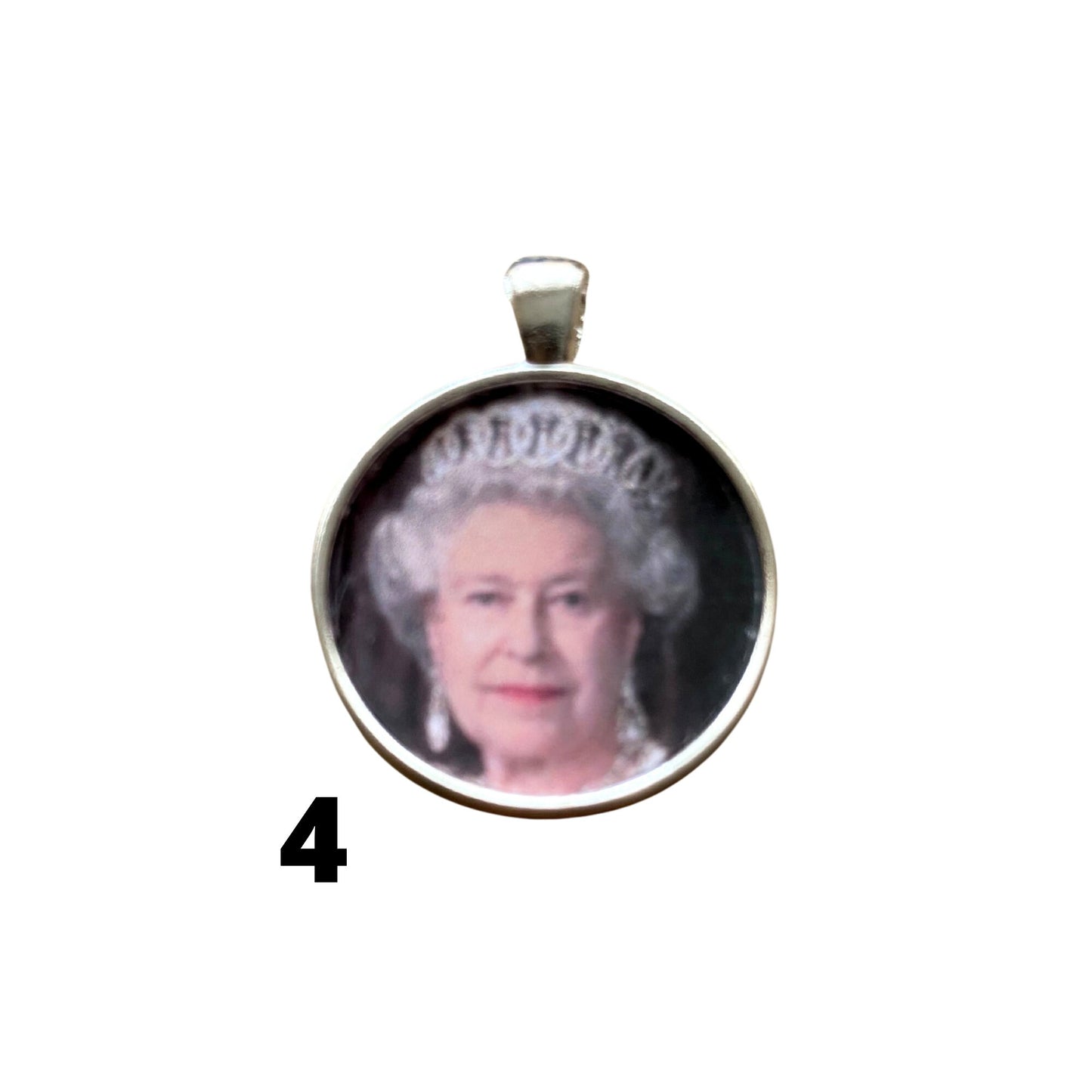 Queen Elizabeth Pendant, Queen of England Jewelry, Long Live the Queen, Queen Elizabeth Memorabilia, British Queen Gift, QE2 Necklace
