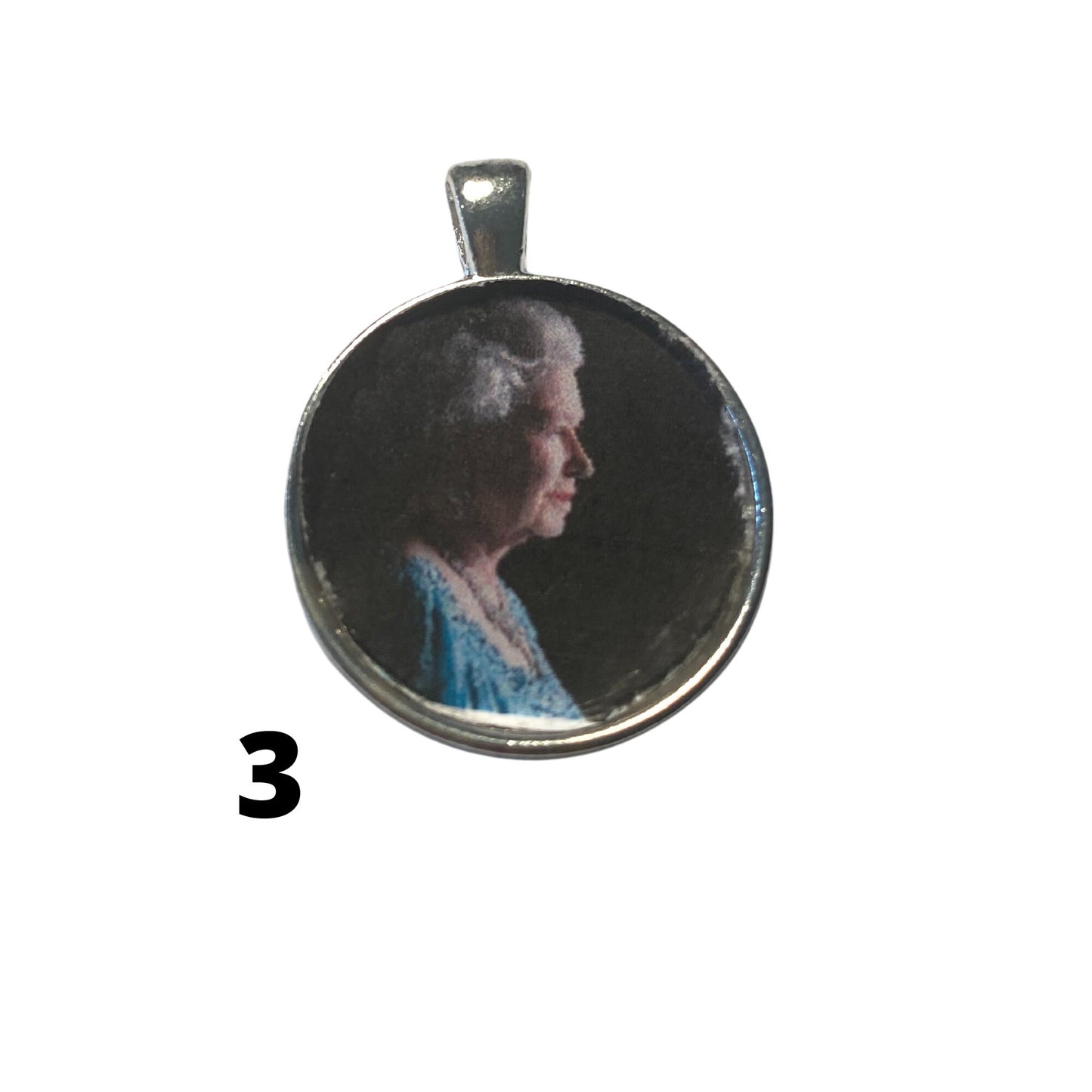 Queen Elizabeth Pendant, King Charles Charm, Prince Charles, Queen Elizabeth Memorabilia, Prince of Wales, Queen Elizabeth Charm