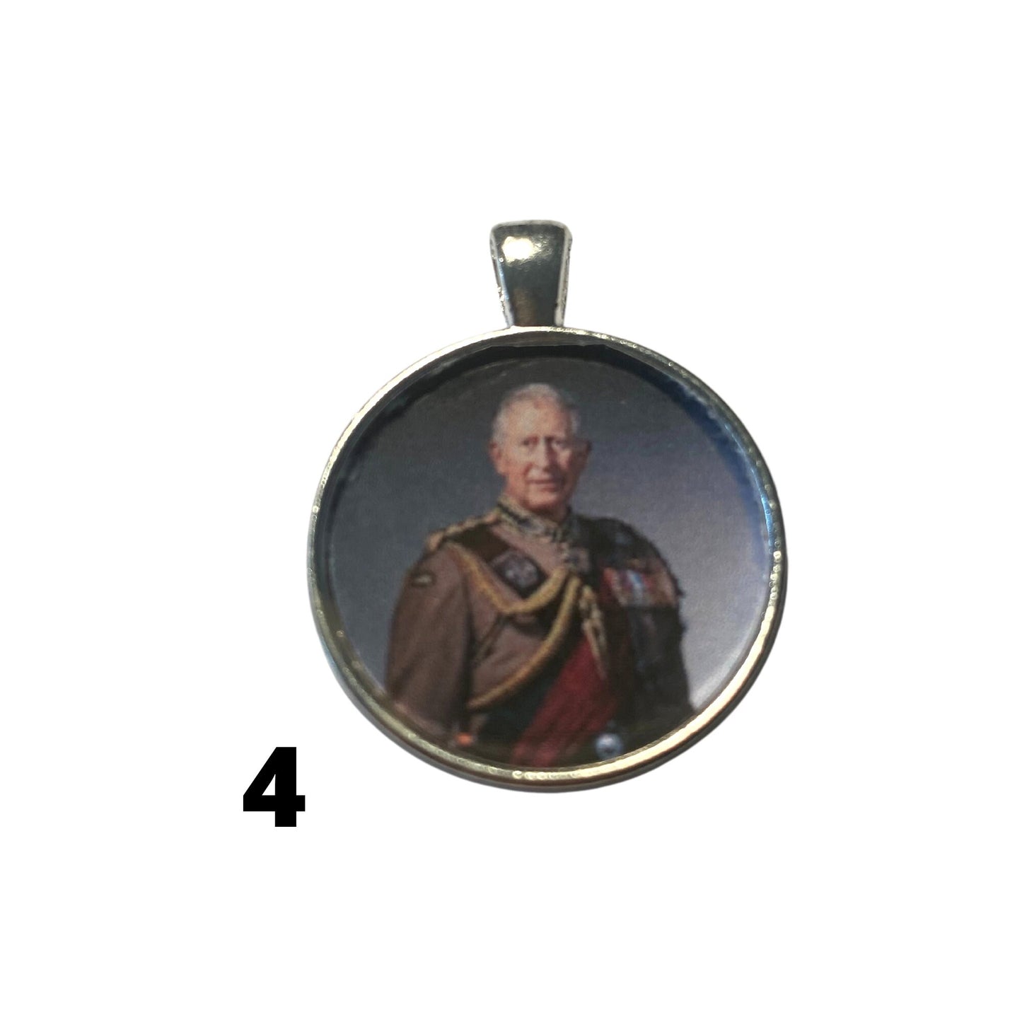 Queen Elizabeth Pendant, King Charles Charm, Prince Charles, Queen Elizabeth Memorabilia, Prince of Wales, Queen Elizabeth Charm
