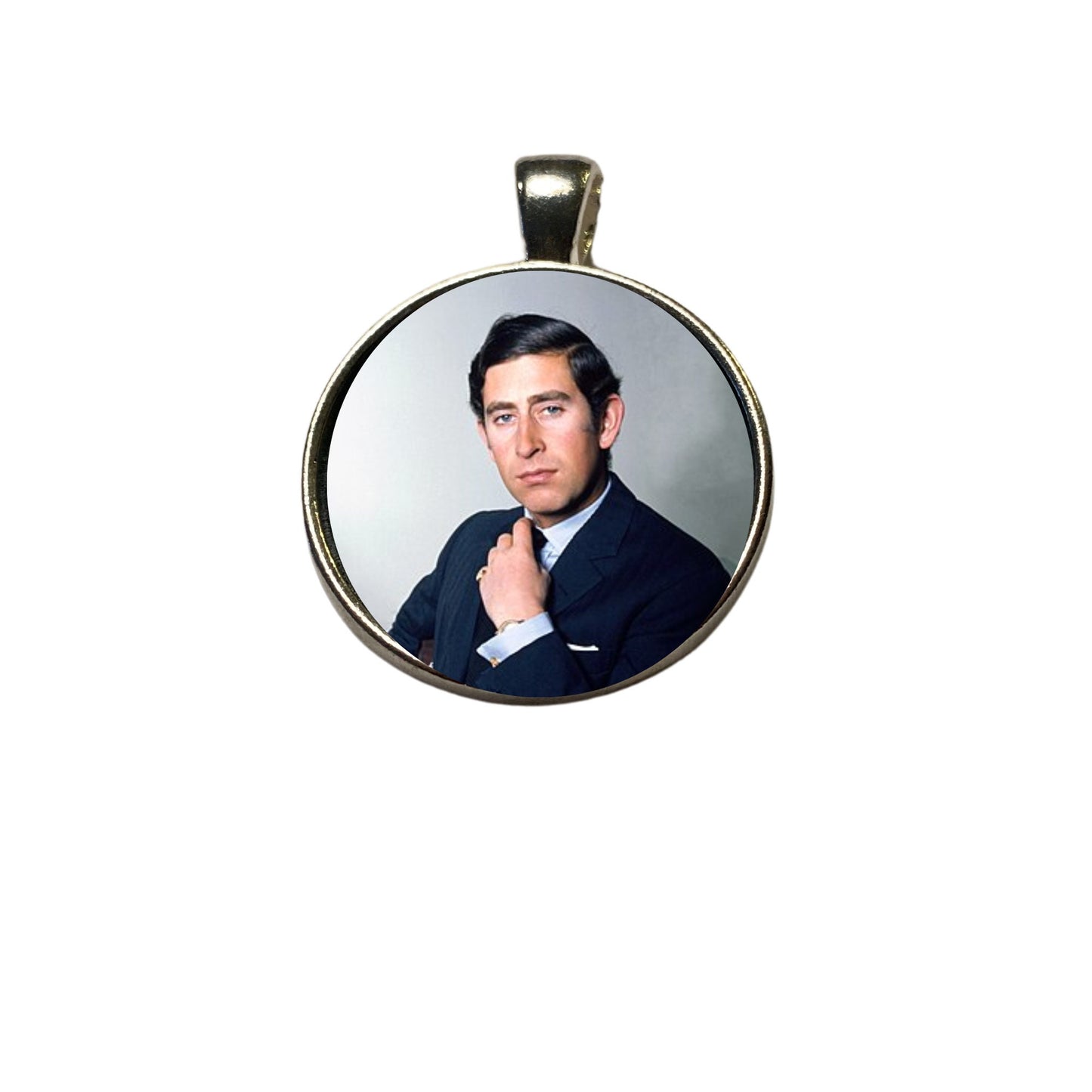 King Charles Coronation Pendant, King Charles Charm, Prince of Wales Memorabilia, Coronation Gift, King Charm, Charles Jewelry