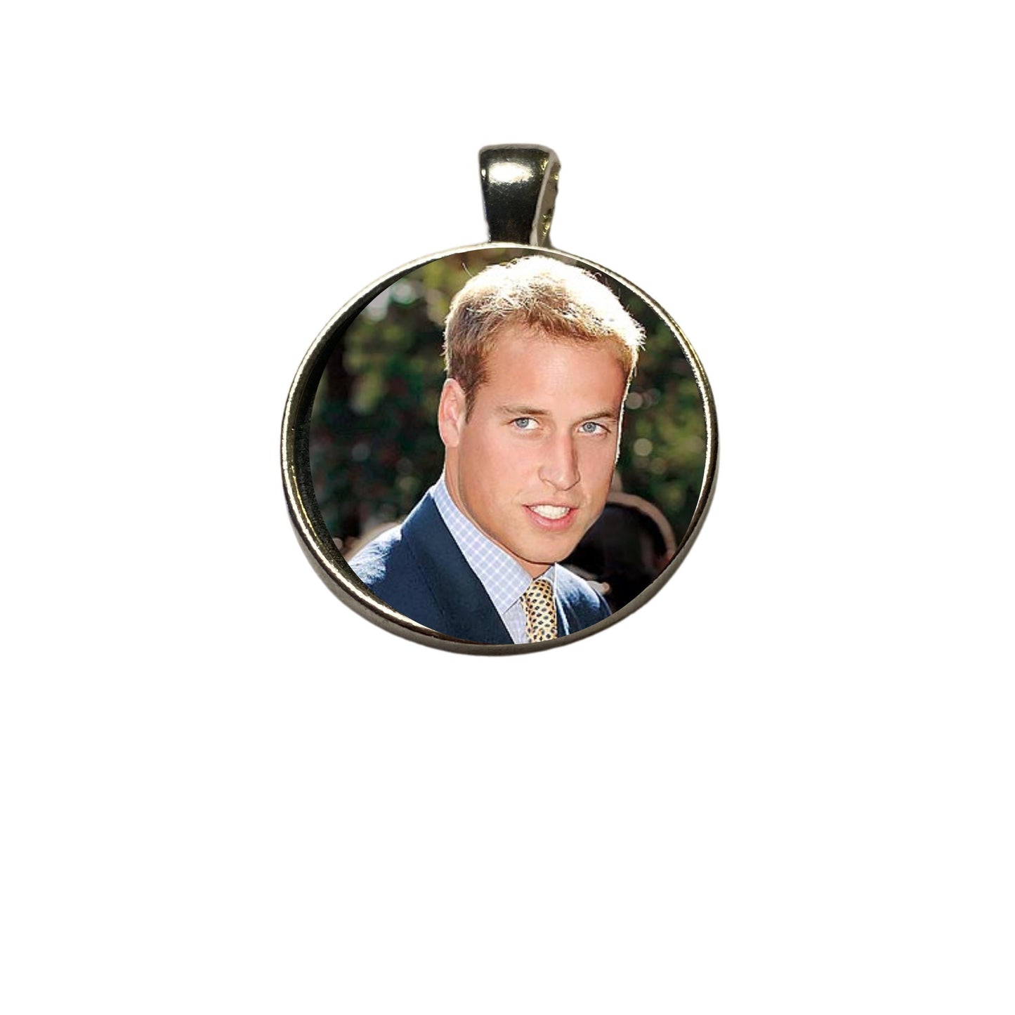 King Charles Coronation Pendant, Prince of Wales William Pendant, Princess Kate Charm, William and Kate Jewelry, Prince William Charm