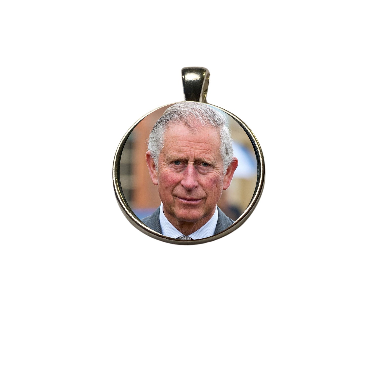 King Charles Coronation Pendant, King Charles Charm, Prince of Wales Memorabilia, Coronation Gift, King Charm, Charles Jewelry
