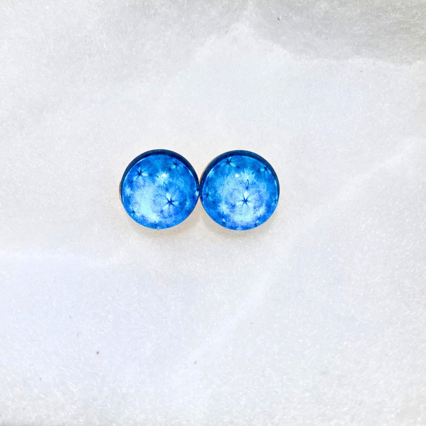 Hijab Magnets | Hijab Pins| Hijab Closure | Jeweled Scarf Accessories |Eid Muslim Gift | Blue Watercolor Magnet | Scarf Magnet | FREE SHIP