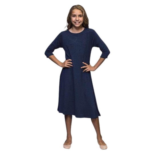 Girl Dress Anna Style from Karen Michelle School Dress Everyday Dress Casual Dress Tznius Sz 6-12 Girls