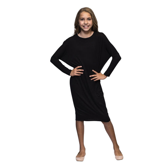 Girl Dress Cocoon Style from Karen Michelle School Dress Everyday Dress Casual Dress Tznius Sz 6-10 Girls