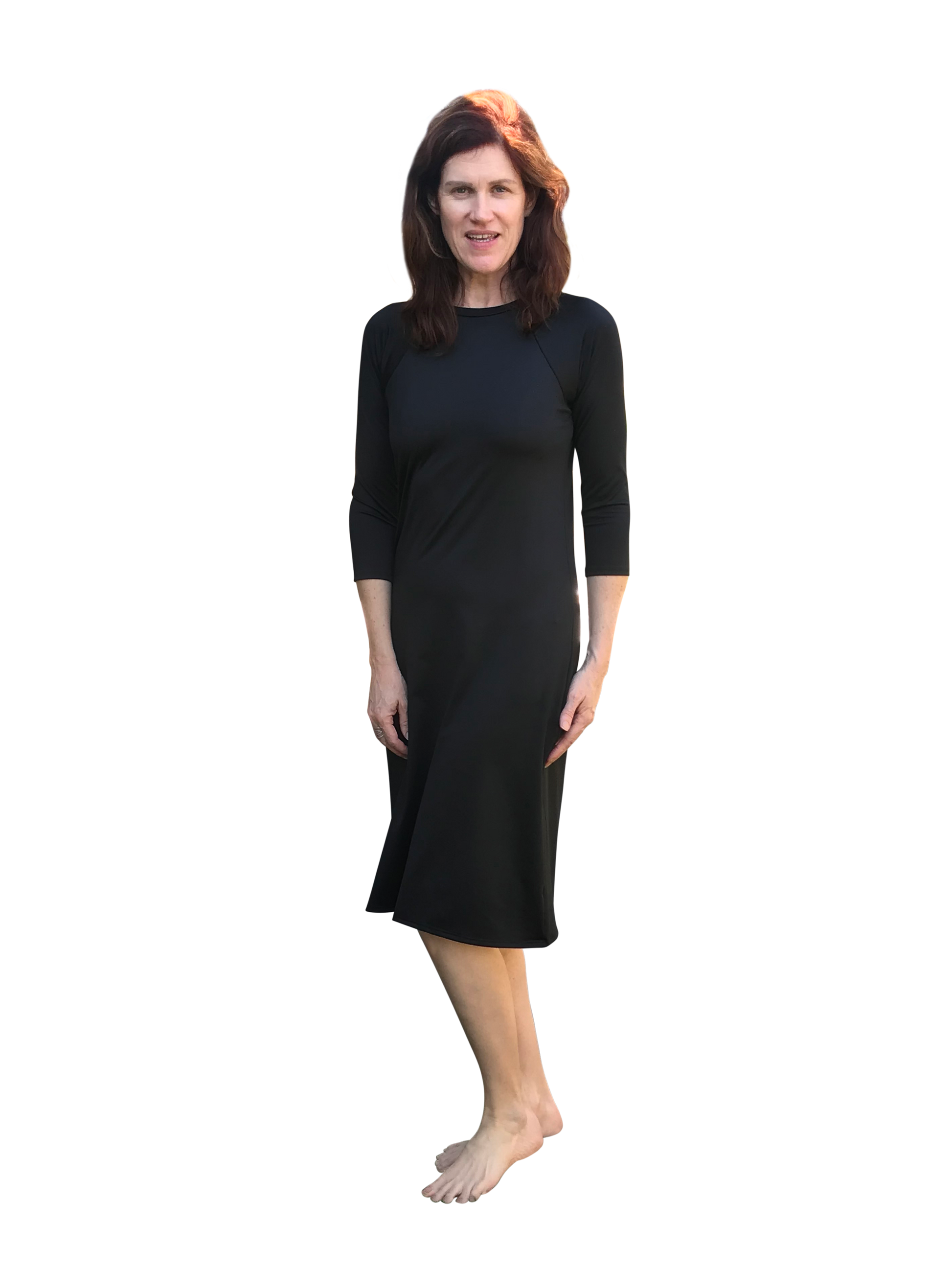 ladies surf dress black