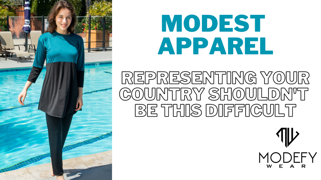 all about modest clothing - sports representation on the field of play