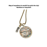 Half Marathon Jewelry/ Running Necklace/ Running Gift/ 13point1 Charm/ Unique Map Pendant Jewelry/ Sports Gifts/ Map Pendant/ Running Charm