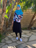 Extra Long Skirted Leggings Modest Activewear  Jewish Tzniut,  Muslimah Activewear, Pentecostal Activewear, Golf Skirt, Tennis Skirt