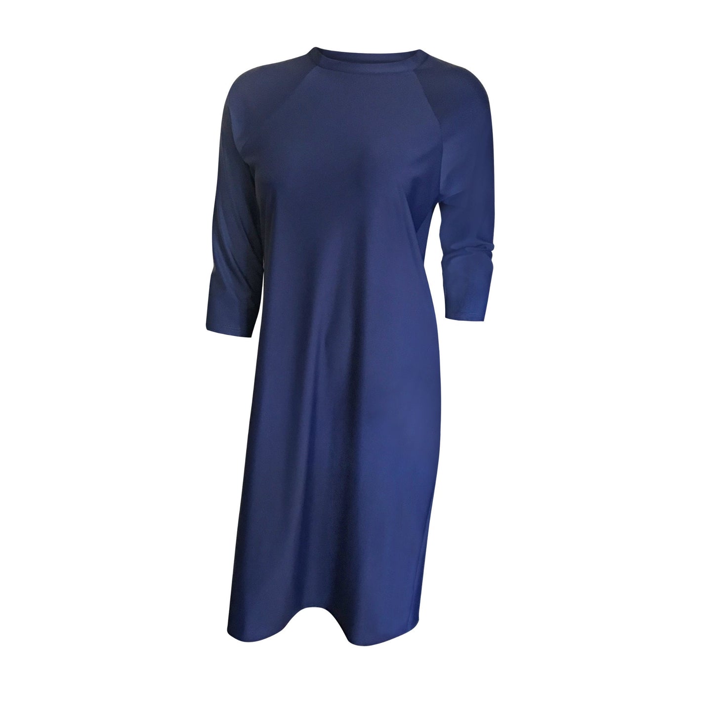Navy Blue Girls Swim Dress Full Cover Sun Protection UV 50+ Modest Swimwear Swimsuit swimdress for girls, burquini, tzniut swim, Tznius