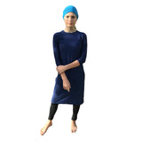 Ladies Modest Swim Dress (Blue)