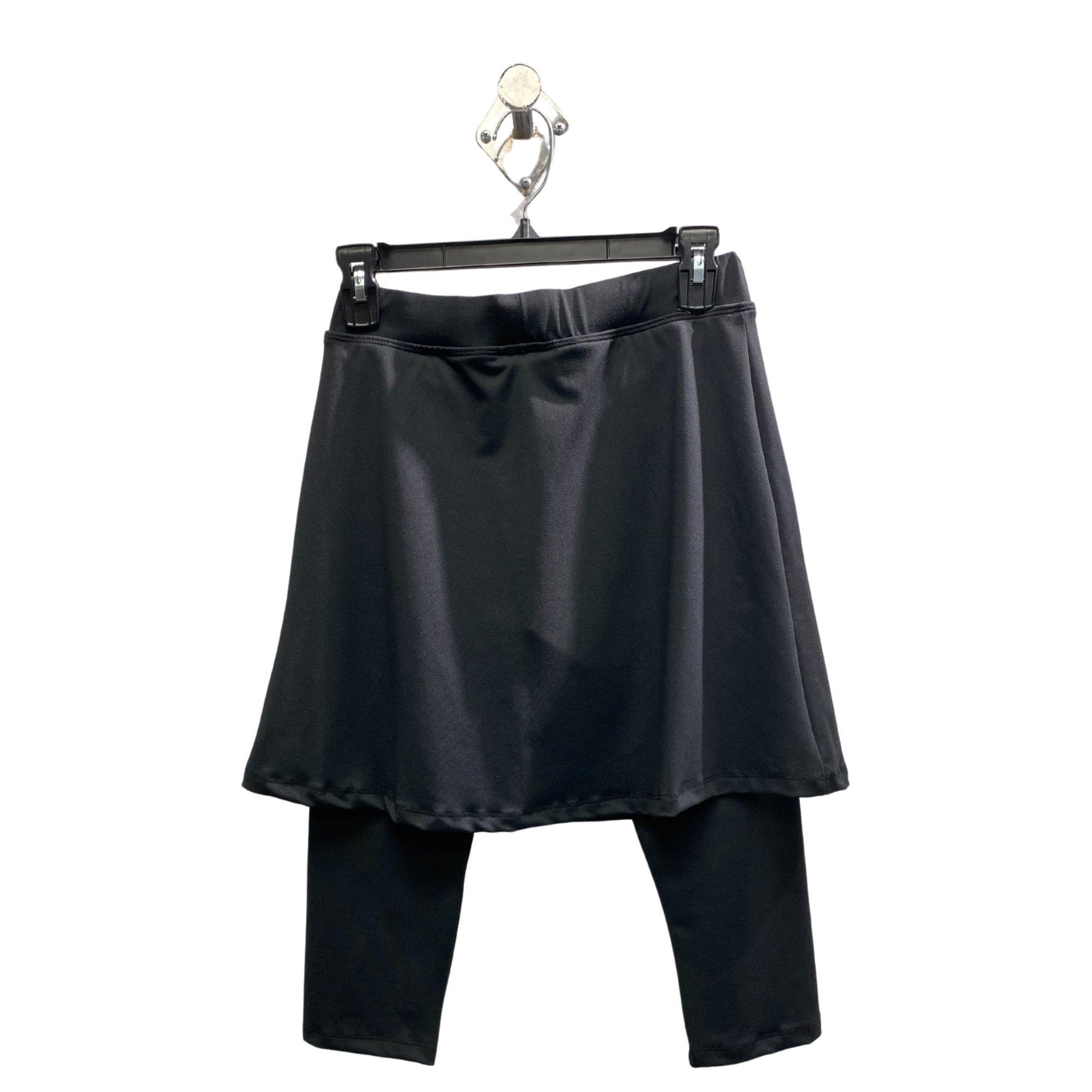 Girls Pants with Attached Skirt, Mini Flared Skirt with Leggings