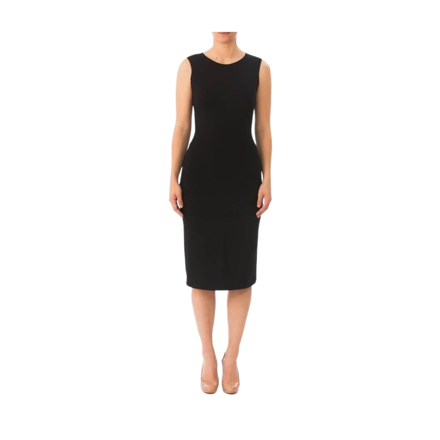 Versatile Tank Dress, Stretch Cotton Bodycon Sleeveless Dress, Midi Dress, Layering Dress, Tznius, Modest Dress, Pumpkin Spice Dress