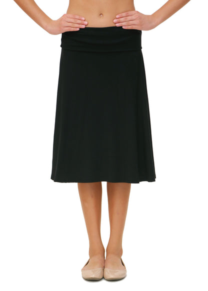 Black School Skirt, Longer School Uniform, Elementary School Skirt, Knee Length Skirt for School, High School Skirt, Jr High Skirt