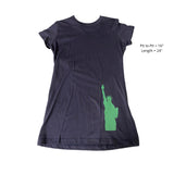 Girls' Tunic Cotton Dress Navy Statue of Liberty NYC New York City Tshirt Dress Tunic One Size