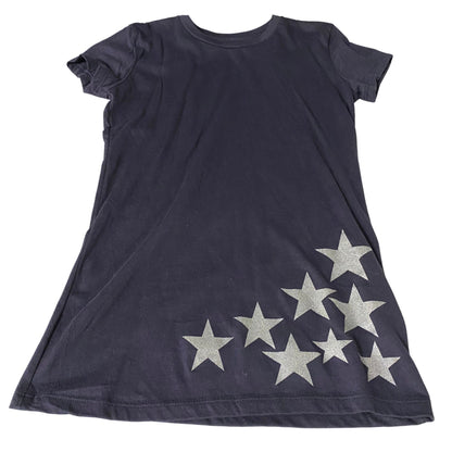 Girls' Tunic Cotton Dress Silver Stars Tunic Dress Oversize Fitted Tee Dress Tshirt Dress Tunic One Size Girls' Tunic Cotton Dress Silver Stars Tunic Dress Oversize Fitted Tee Dress Tshirt Dress Tunic One Size