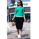 PLUS SIZE Pencil Skirts for Women, Stretch Pencil Skirt Plus Size, Various Colors, Stretch Knit Pencil Skirt, Womens Slim Fit Skirt, XL-3XL