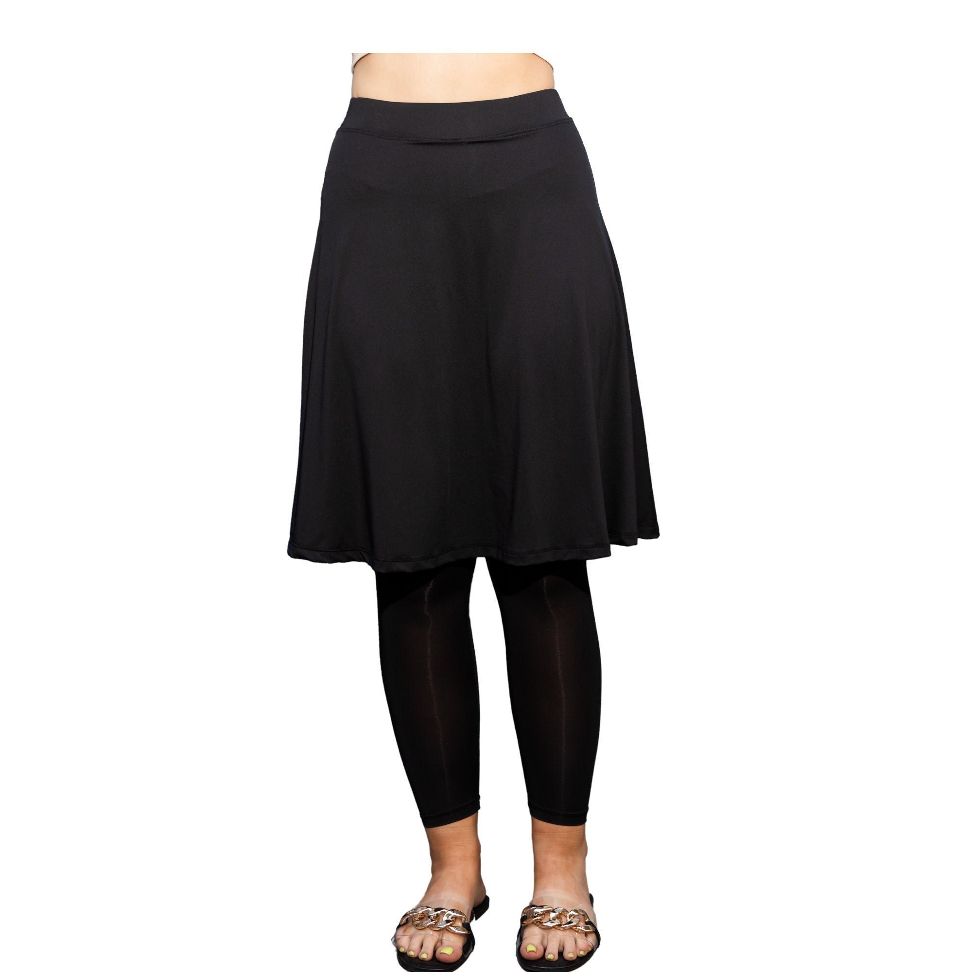 Workout skirt store with leggings