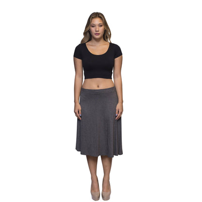 Fun & Flirty PLUS SIZE A-Line Grey Gray Skirt Modest Tznius Skirt Plus Size School Uniform Approved Plus Size Skirt 2x Skirt 3x Skirt