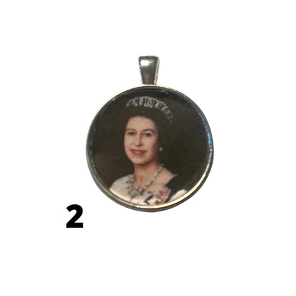 Queen Elizabeth Pendant, King Charles Charm, Prince Charles, Queen Elizabeth Memorabilia, Prince of Wales, Queen Elizabeth Charm