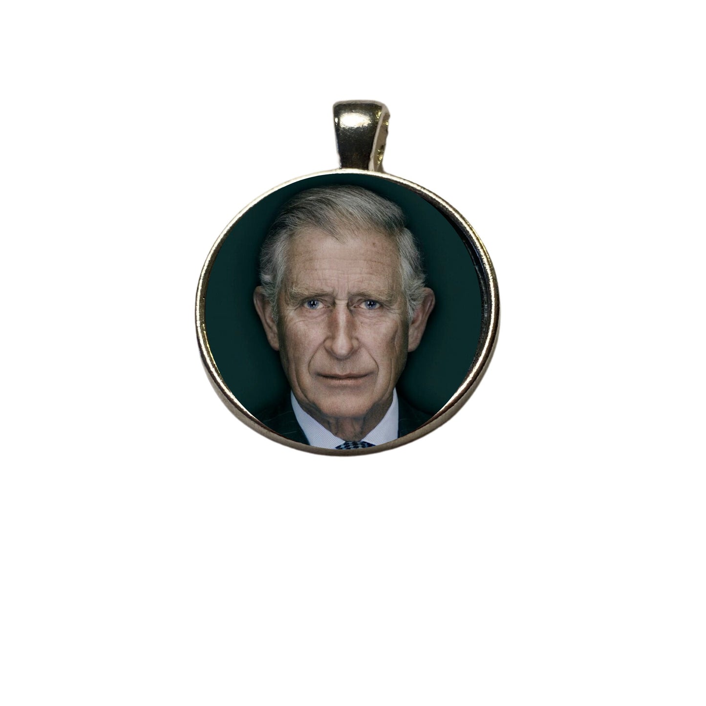 King Charles Coronation Pendant, King Charles Charm, Prince of Wales Memorabilia, Coronation Gift, King Charm, Charles Jewelry